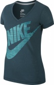  Футболка женская Nike Futura Line Shine  Синий  S